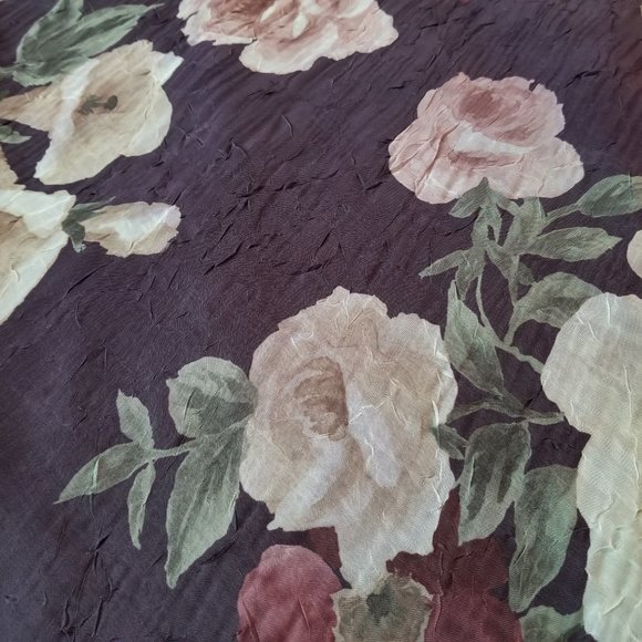 Jessica Howard Women's Floral Print A-Line Dress - Plum - Size 6 - Picture 4 of 6